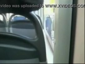 Amateur jerking off cock on the bus - pornrough.com