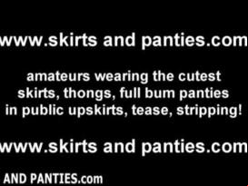 I love flashing my panties to total strangers