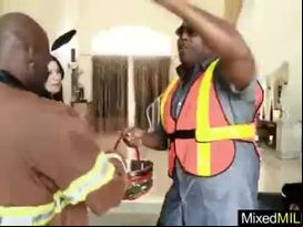 Sex mixt hard action with big black dick stud banged by hot milf (daisy cruz) video-12